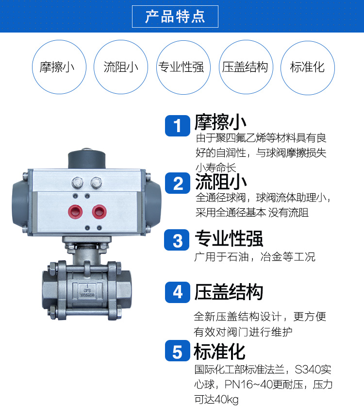 SEFORT氣動絲口球閥